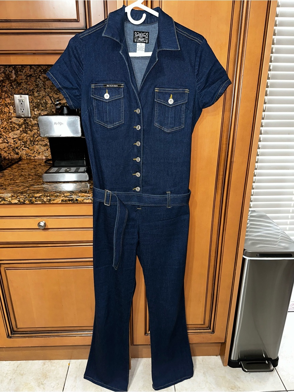 Vintage Y2K No Excuses Jeanwear Denim Jumpsuit Size M — Excellent Condition